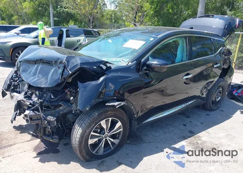 2020 Nissan Murano S Fwd z USA, uszkodzony, nr VIN 5N1AZ2AJ3LN164844